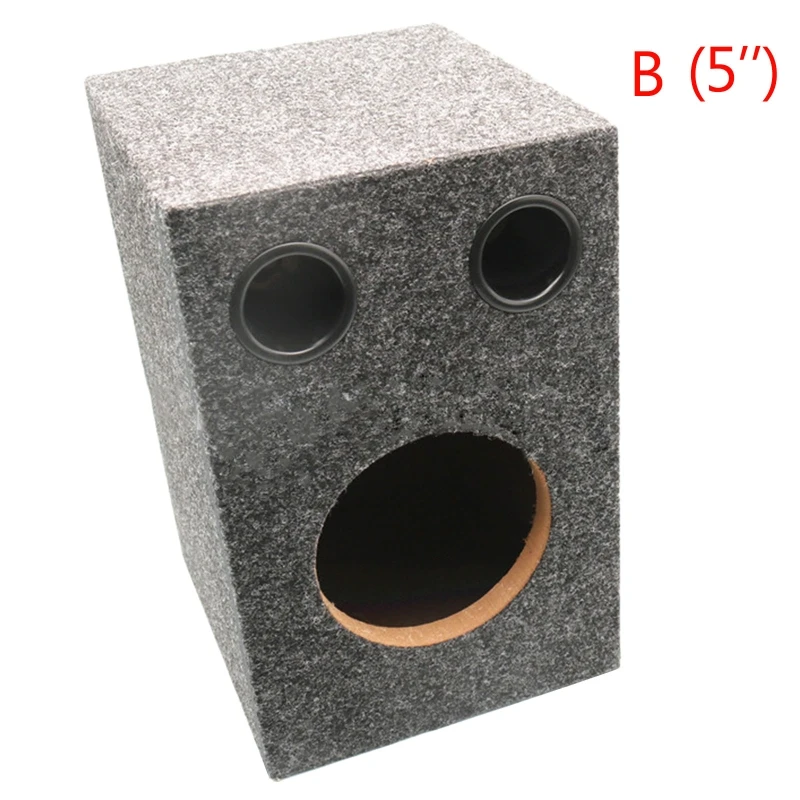 High Quality for Car 4 inch/5 inch Basses Subwoofer Labyrinth Vent Sub Box Stereo Enclosure Unloaded Speaker Drop Shipping