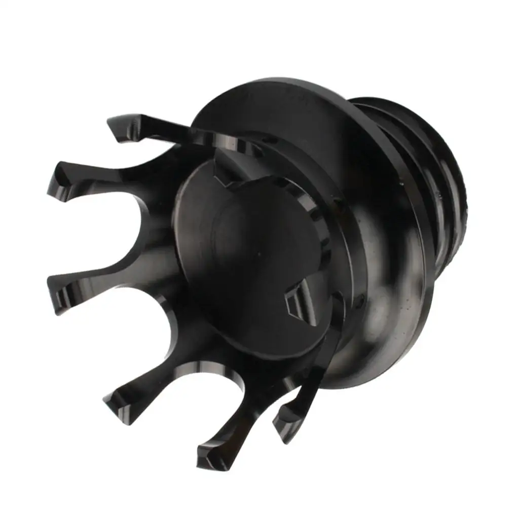 

Fuel Tank Gas Petrol Cap Cover Sturdy Aluminum Lid for Yamaha Motorcycle Black Engine Accessory