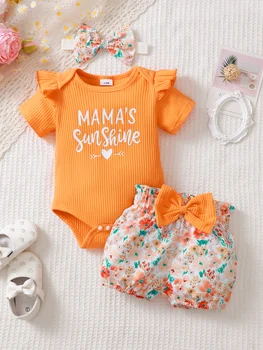 Baby Girl Summer 3-Piece Set 1