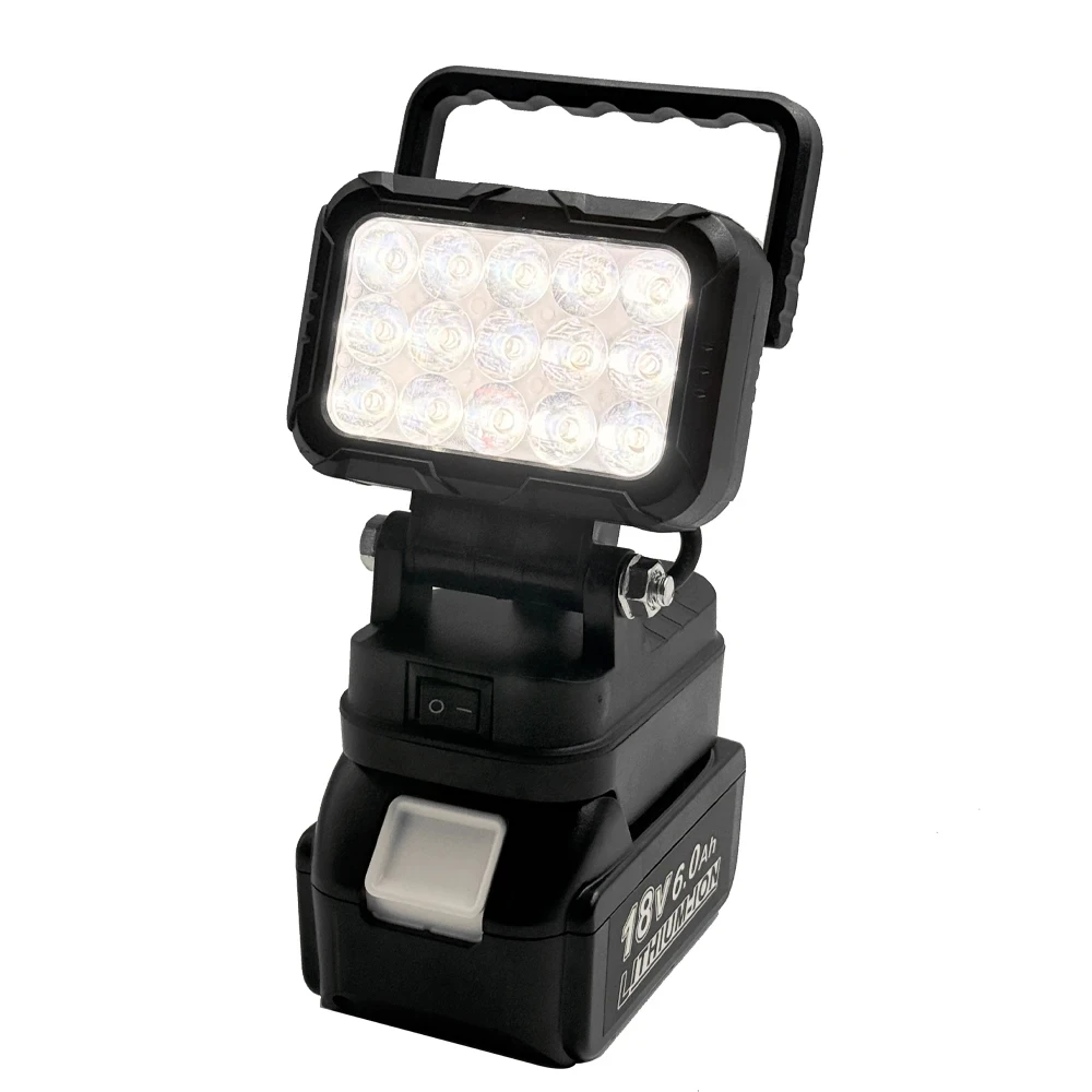 15-LED-Arbeitsleuchte für Makita 18V Li-Ion-Akku, LED-Arbeitslampe, Taschenlampe, Scheinwerfer, Notfall-Werkzeugleuchte – Detail 5