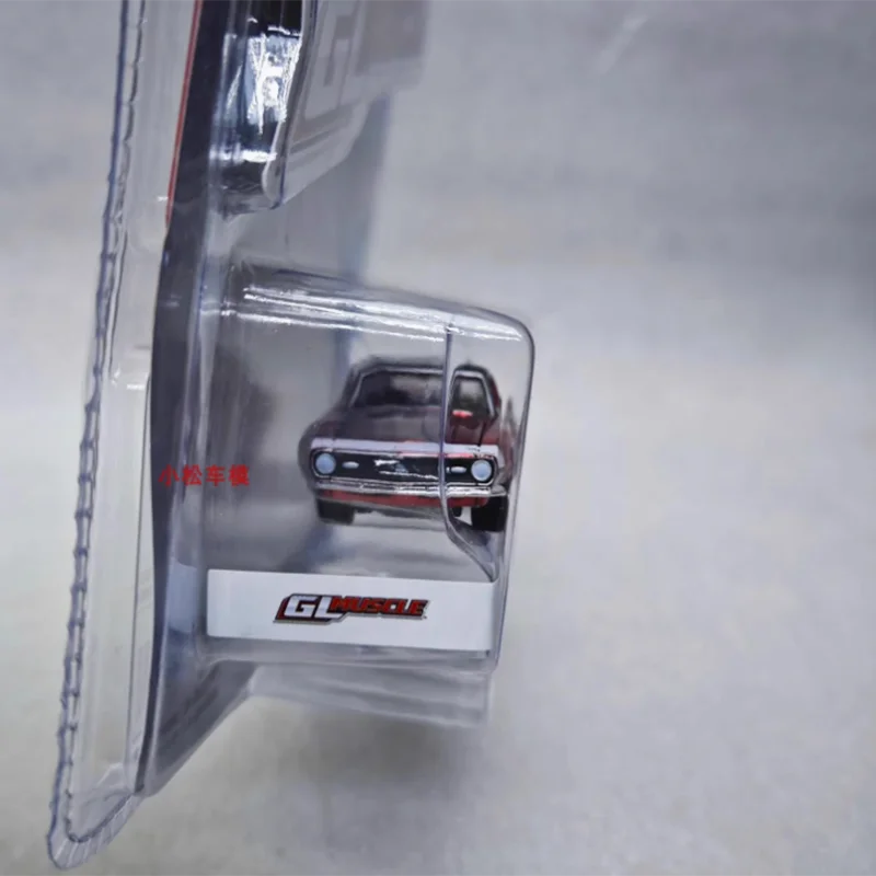 Greenlight 1:64 Skala 1968 Camaro SS 396 Elektroplaterowany Czerwony Stop Symulacja Model Samochodu Statyczny Kolekcja Dekoracja Prezent Świąteczny