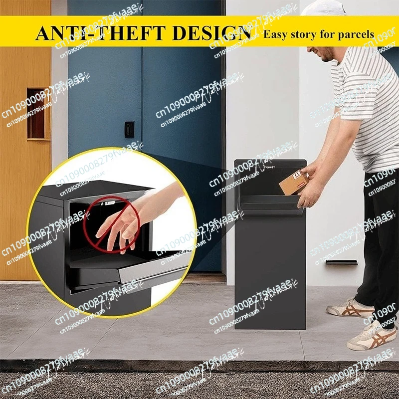 

Почтовый ящик для писем и посылок, устанавливаемый через забор или в стену