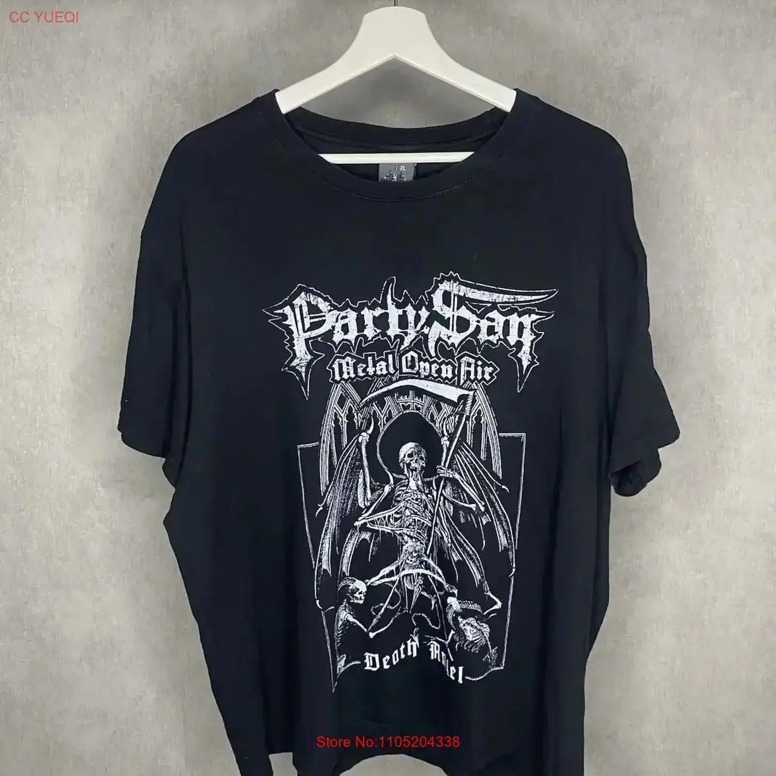 Party San Metal Open Air Death Angel T Shirt Partysan Concert Size XL vintage Washed graphic Comfortable Soft fashion vintage