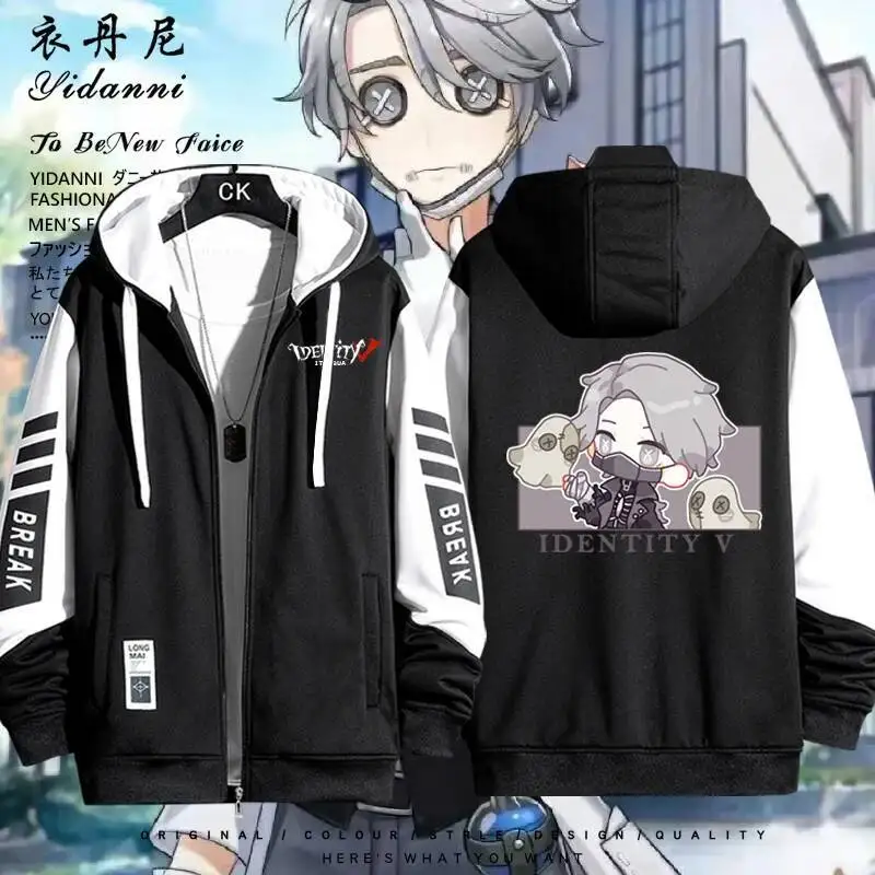 

Identity V Ithaqua Aesop Carl Vera Nair Mary Costum Long Sleeve Print Jacket Zipper Hoodie Women Fashionhooded Costumes Couple