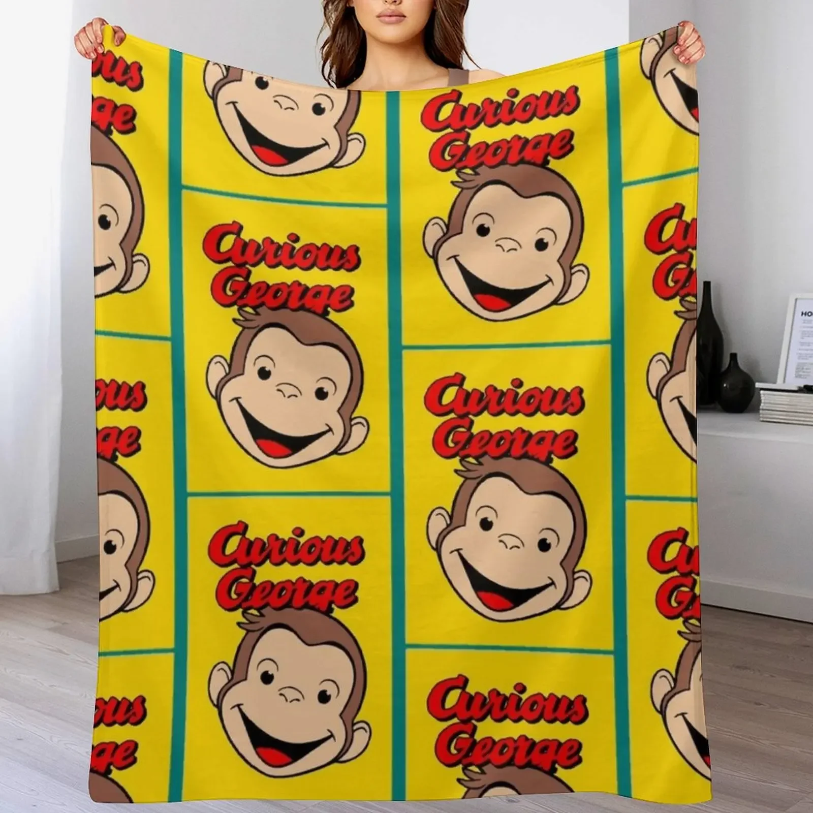 

Curious George 2 (5) Throw Blanket Custom Retros Decoratives Bed Fashionable Blankets