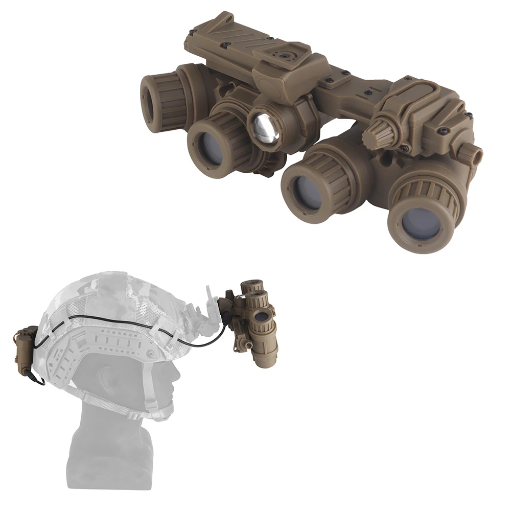 GPNVG18 Four-Tube Binocular Night Vision Goggles Dummy Model NVG Tactical Helmet Accessories for Hunting Cosplay