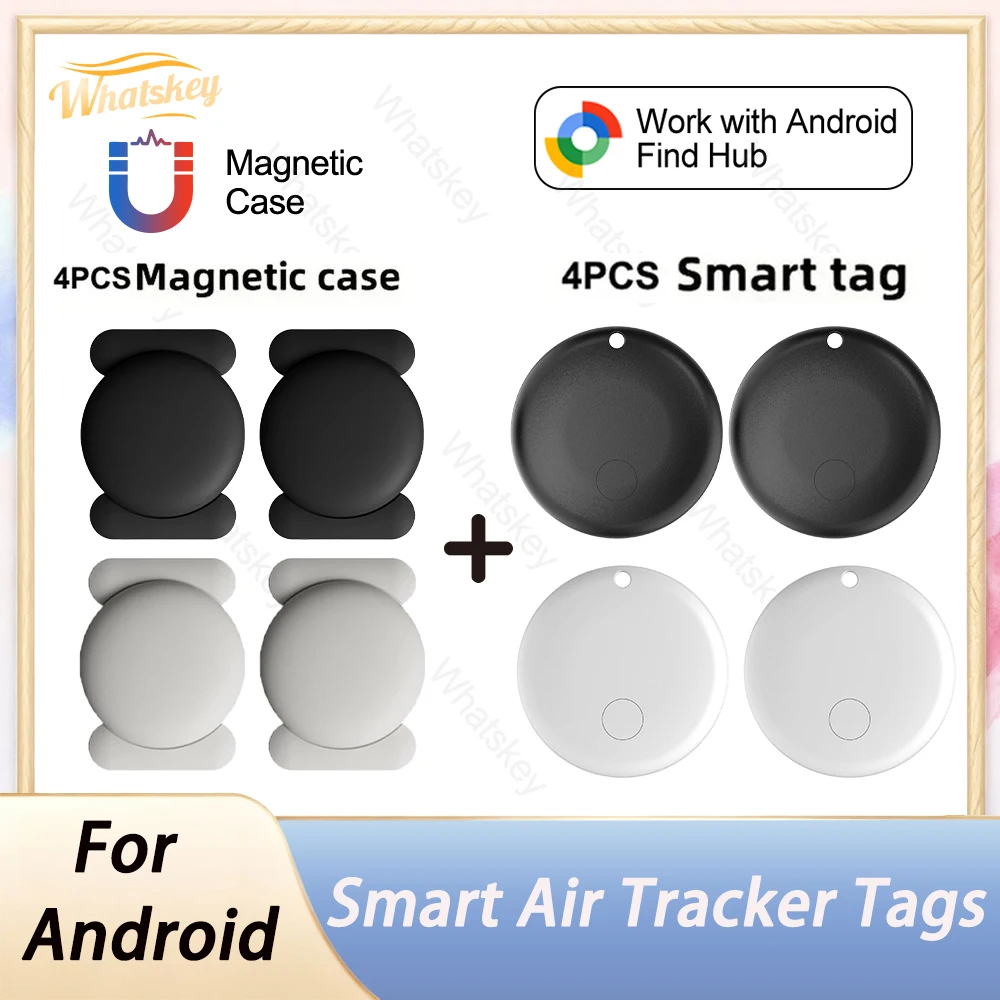 �y�Z�[�����z4�p�b�N Android Bluetooth �g���b�J�[ �^�O Google Find Hub GPS �X�}�[�g �^�O�p ���͂Ȏ��C�z���V���R�� �V�F���t�� �X�P�[�g�{�[�h�p