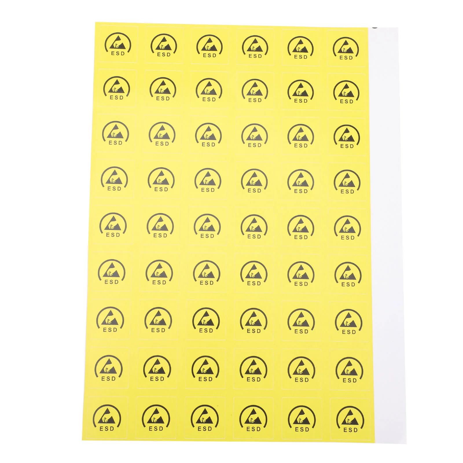 200 Pcs Static Stickers Industry Safety Labels Self Adhesive Warning Anti-static Decal Caution Paper Device