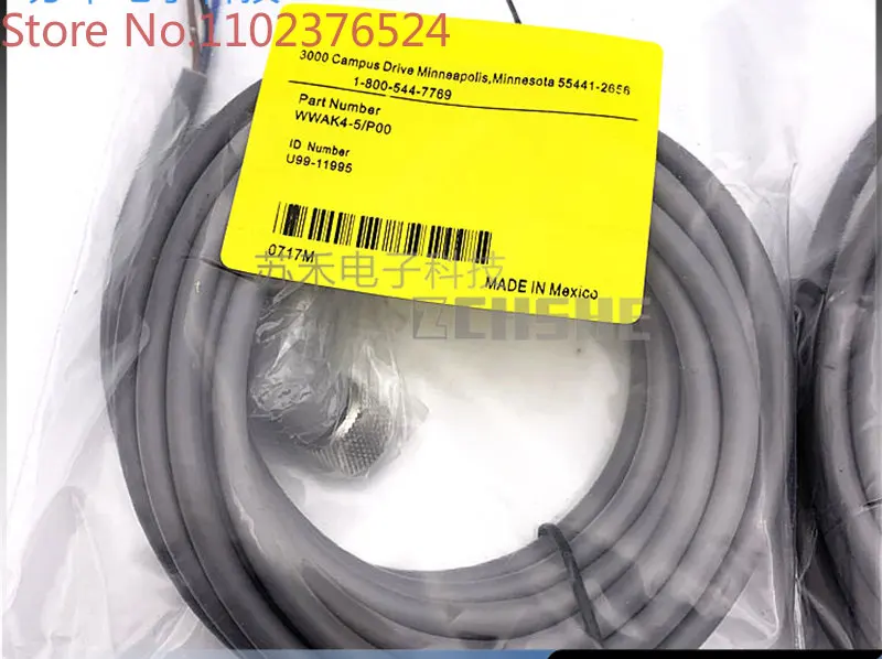 5 pieces WAK3-2/P00, WWAK4-5/P00, RKC4.4T-5/TEL sensor connection wire WKC4.4T-10