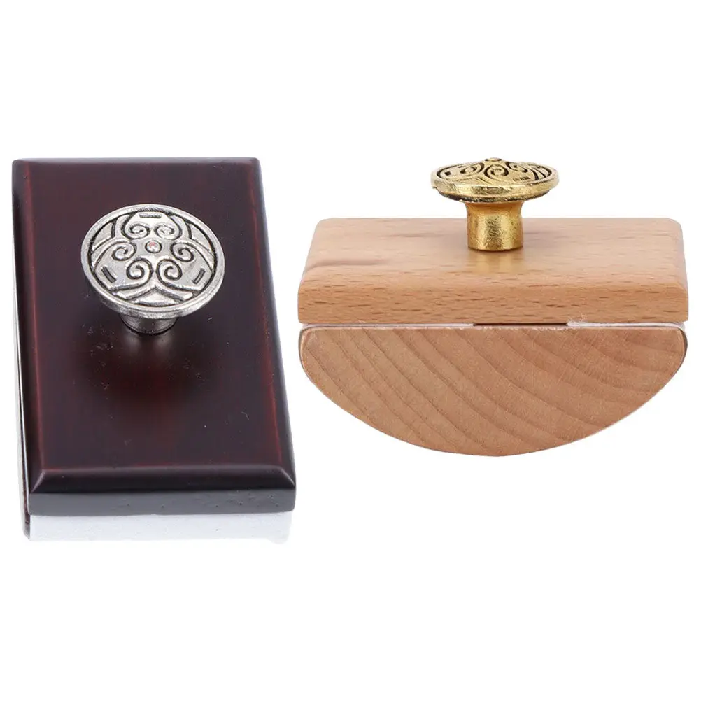 2pcs-portable-wood-rocker-blotter-premium-ink-quick-drying-tool-blotting-paper-towel-seal-creative-writing-supply-ink-absorption