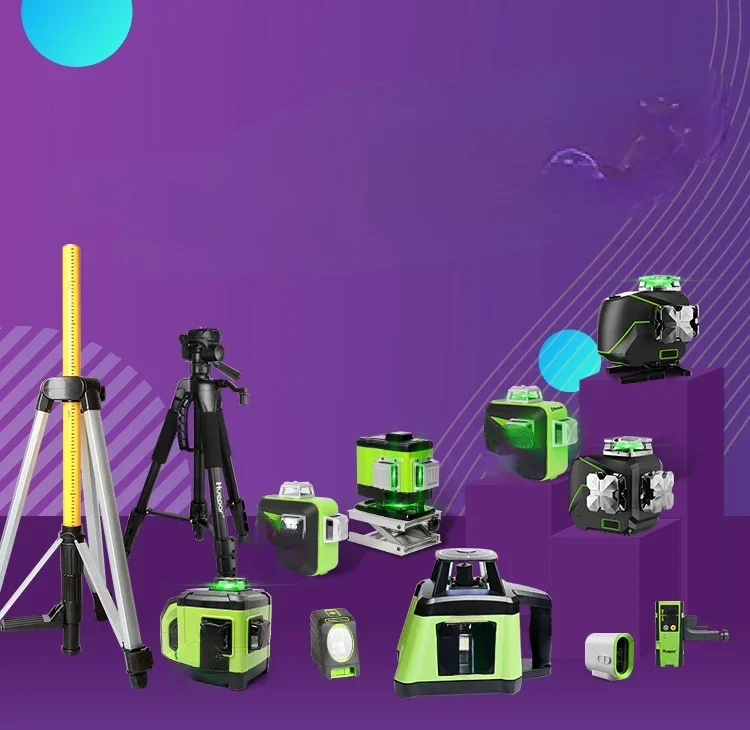 12 Line Self Leveling Laser Level DS03CG With Hard Carry Case Hot sales
