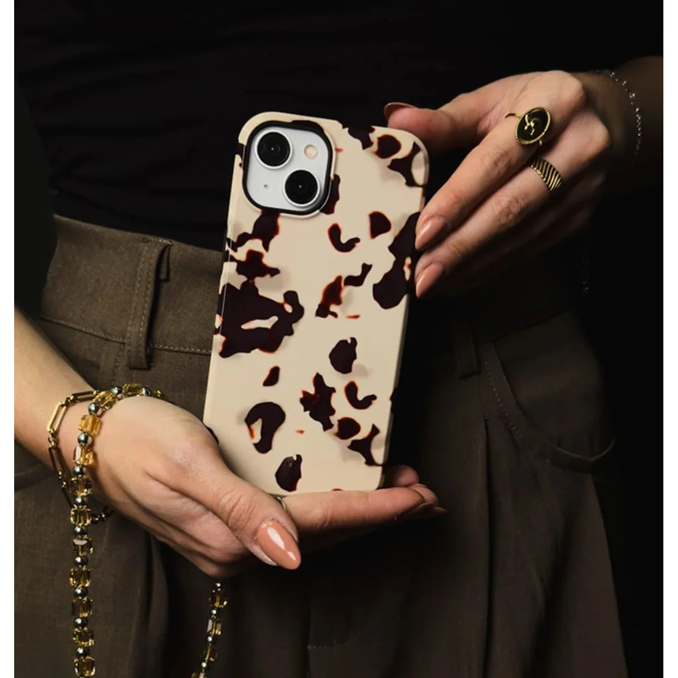 

Phone Case for iPhone 16 15 14 13 12 11 X XS XR XSMAX 7 8 Pro Max Plus Luxury Stylish And Minimalist Double-layer Back Cover