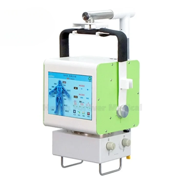 Medical portable x ray machine Digital animal x-ray equipment Trolley DR veterinary fluoroscopy x ray machine with touch screen