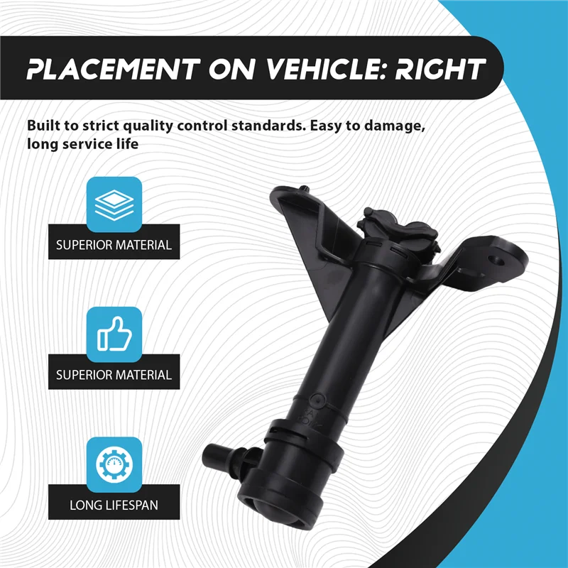 

For Q7 4M 2020-2025 Front Headlight Washer Cylinder 4M0955102C Car Replacement Part Right