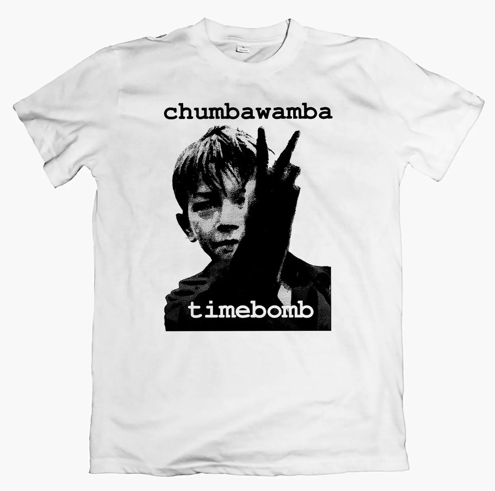 Chumbawamba 'Timebomb' T-Shirt Crass Credit to the Nation Negativland