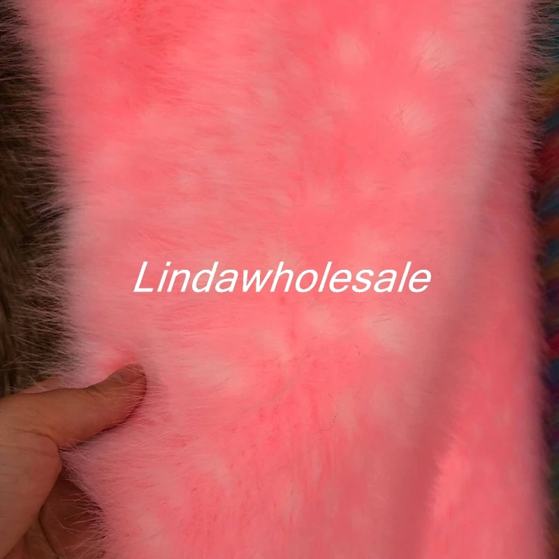 High-grade imitation fox plush fur collar background cloth  carpet material,faux fur fabric,170cm*50cm/pcs