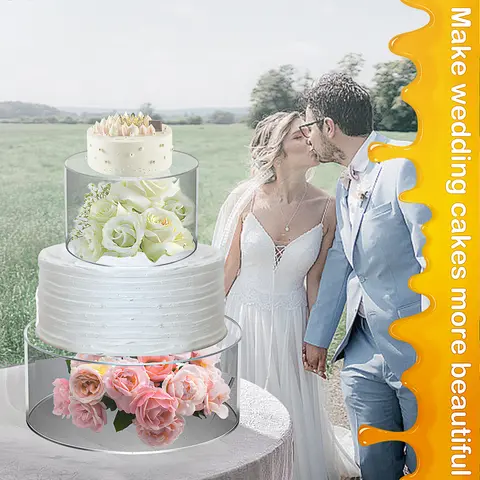 ऐक्रेलिक केक स्टैंड, भरने योग्य केक राइज़र, कपकेक डिस्प्ले होल्डर, साफ़ केक टियर, शादी और जन्मदिन के लिए स्टैकेबल केक डिस्प्ले बॉक्स 10 best sales ऐक्रेलिक केक स्टैंड - №1