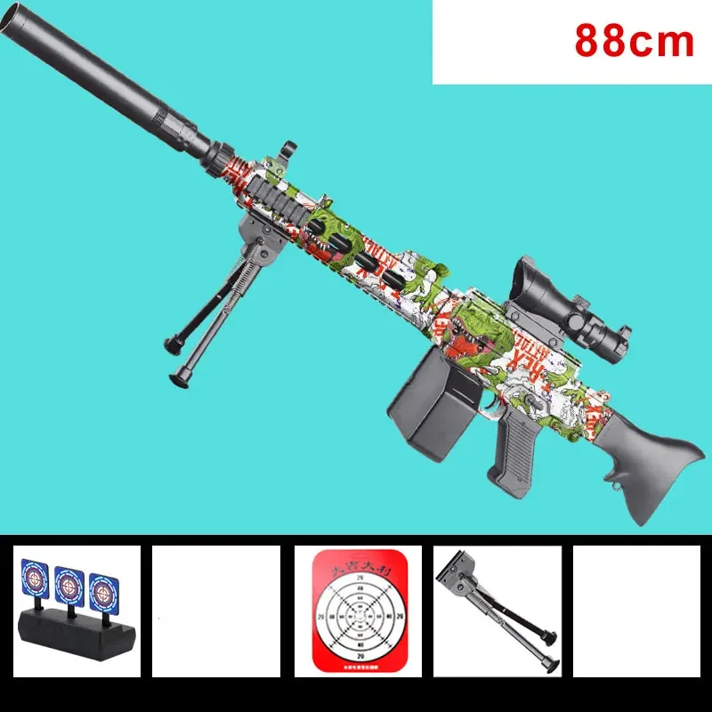 New Hydro Gel Gun MG3 Gel Ball Guns Toy Airsoft Weapons Manual Firing Rifle Sniper For Adults Children Shooting Games