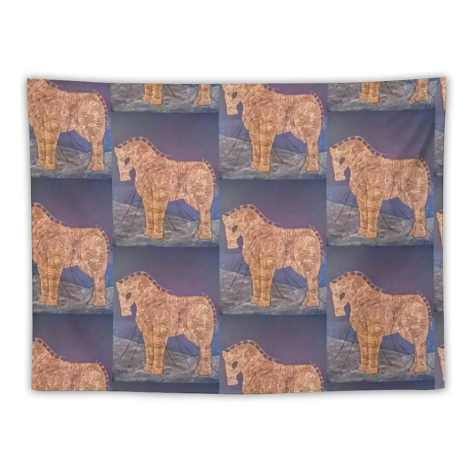 

The Trojan Horse Tapestry Cute Room Things Home Decorating Tapestry