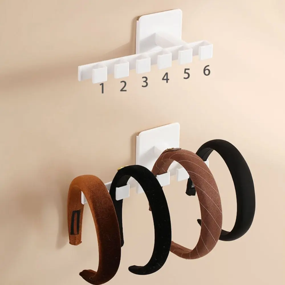 3 pcs 6 Grids Coats Hats Hooks L-Shape Household Holder Wall Mounted Hanger Strong Load-bearing Multi-function Rack