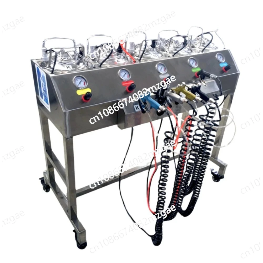 Industrial 10L Chrome Spraying Machine for Mirror Effect, Multi-Sided Water Chrome Plating System with Booth