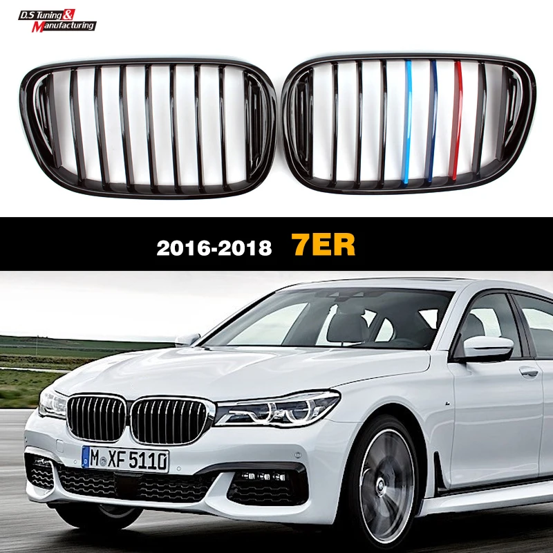 

Car Front Bumper Kidney Racing Grills M Color Grille For BMW 7 Series G11 G12 730i 740i 750i 740e 725d 730d 2015-2019 Pre-lci