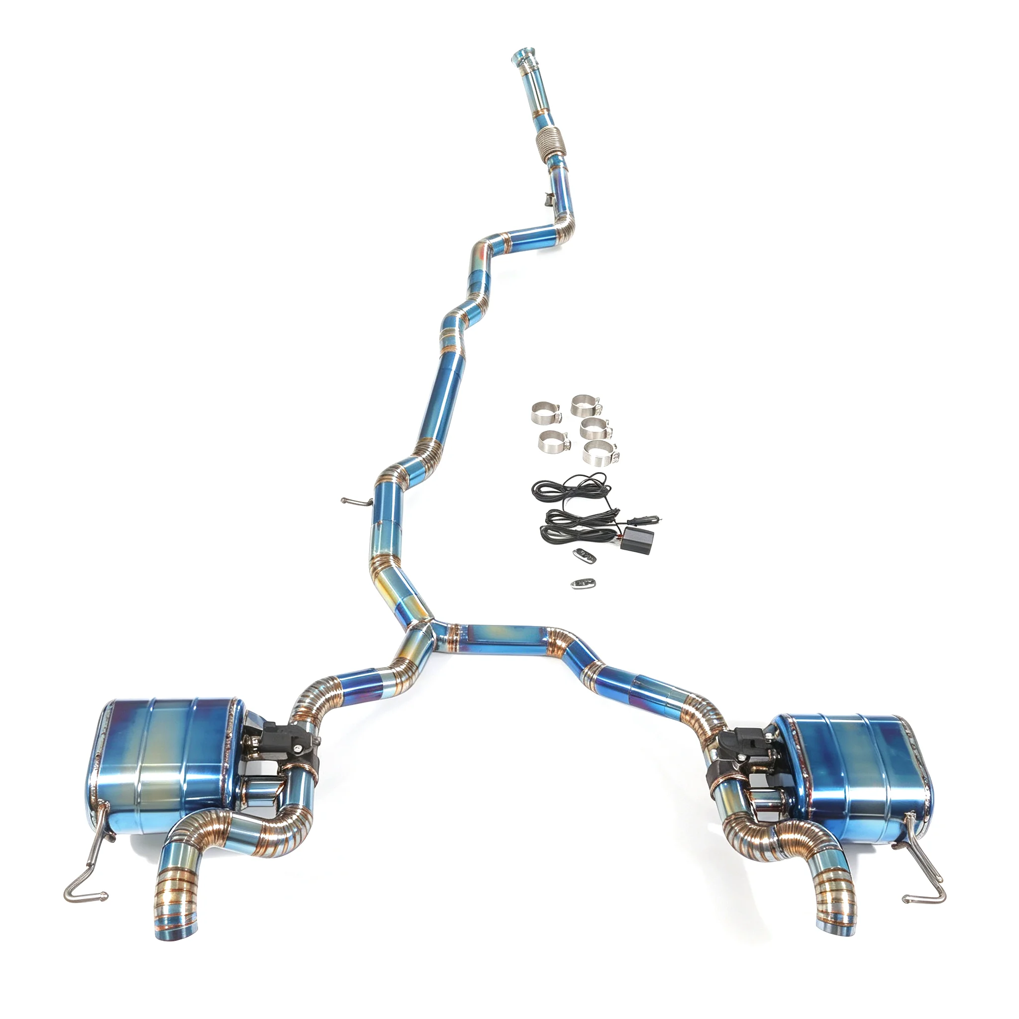 Catback Valvetronic Exhaust Pipe for Mercedes-Benz CLE 300 4MATIC A236 C236 Exhaust System Valve Muffler Made of Titanium Alloy