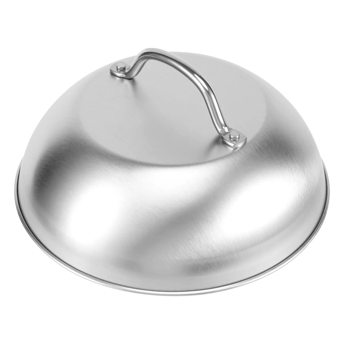 

Stainless Steel Steak Cover Thicken Western Restaurant Western Food Cover Hand Handle Steak Cover Hemispherical Cover