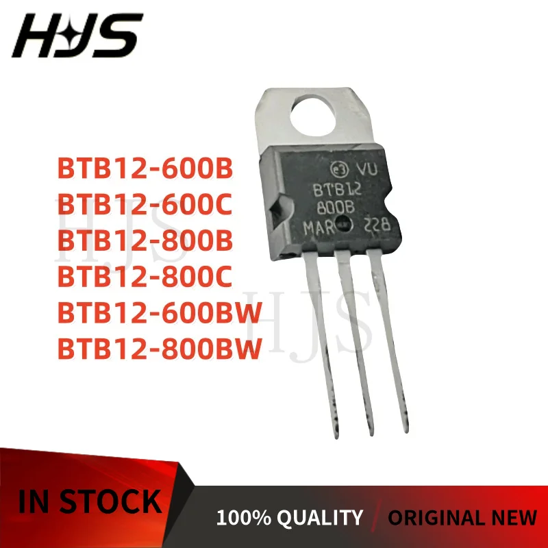 

10 шт. BTB12 BTB12-600B BTB12-600C BTB12-800B BTB12-800C BTB12-600BW BTB12-800BW TO-220 Совершенно новый в наличии