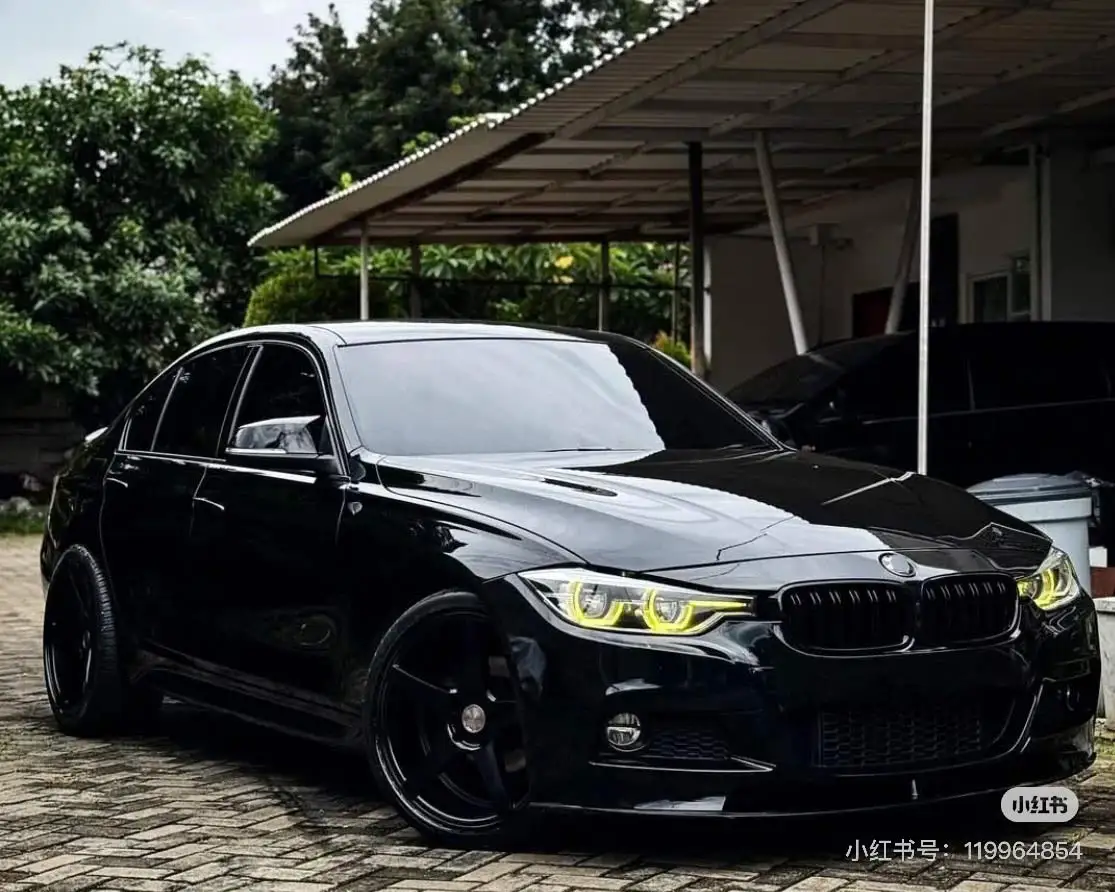 FOR BMW 3 Series F30 F35 Dual Color DRL RGB Yellow and White LED Panel Daytime Running Lights High Beam Switchable Colors