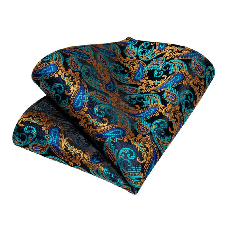 Kép 6: Mens Elsőrangú Csillogás Báláz 8.5cm csíkos Kasmírminta Pléd all-match jacquard Nyakkendő számára Teendő esküvői báli Akkordmunkás Behord Auxiliaire