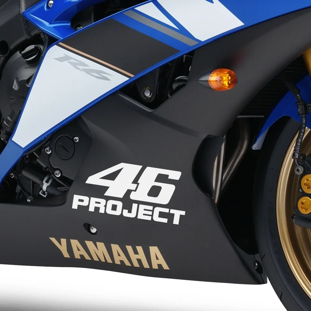 Adesivo Refletivo para Motocicleta Número 46, Decalque de Vinil à Prova d'Água para Para-brisa, Capacete e Carroceria