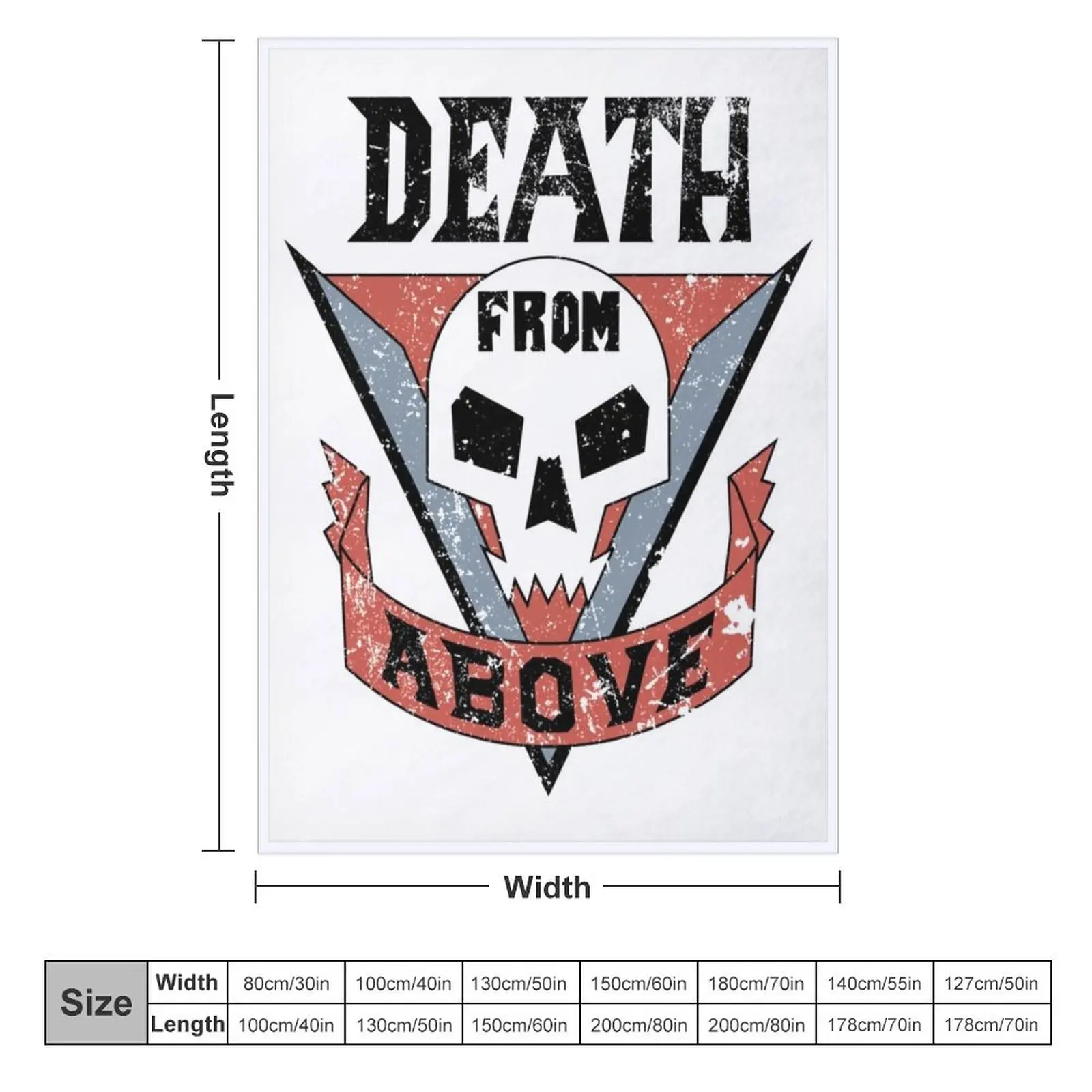 Starship Troopers - Death From Above Throw Blanket anime Plaid Blankets