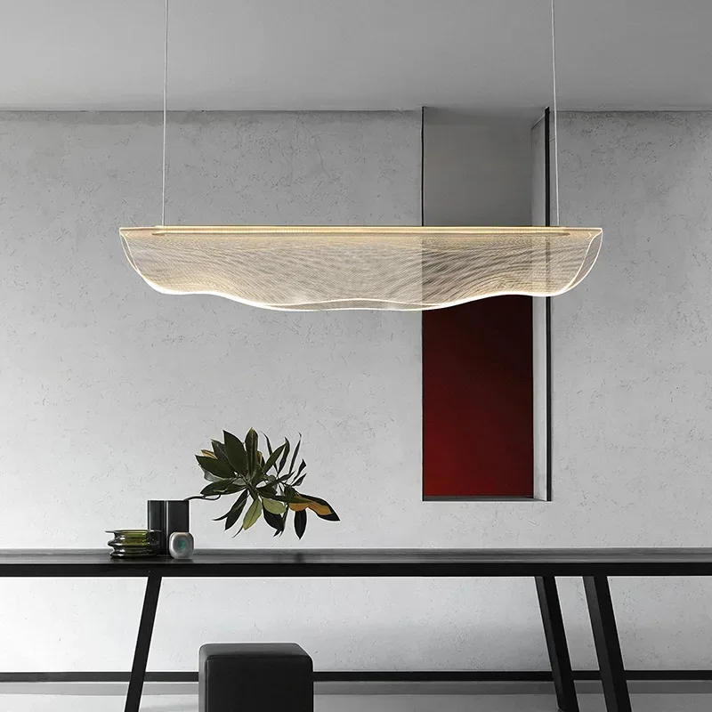 Modern Minimalist LED Acrylic Chandelier for Living Room Dining Room Dining Table Kitchen Home Decoration Chandelier