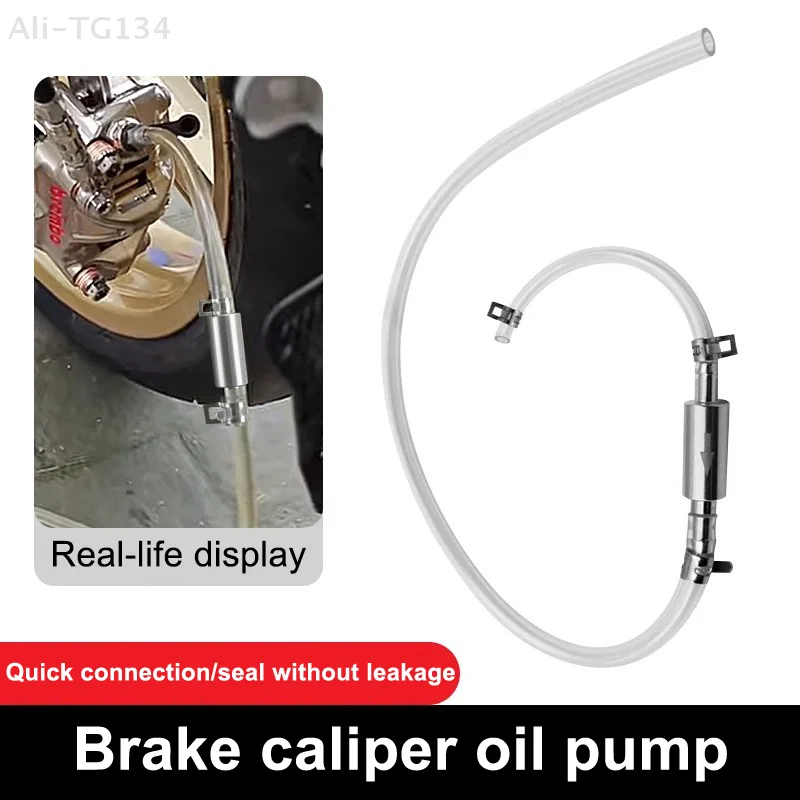 Strumento per pompa di spurgo dei freni idraulici per moto per auto Dispositivo di spurgo per cambio olio senza perdite con guarnizione a connessione rapida per il settore automobilistico