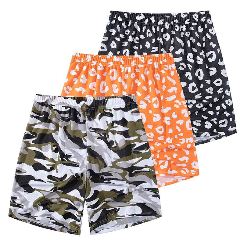 

Men's European and American sizes fashion printed shorts teenagers handsome casual elastic waist pants Joker Beach pants