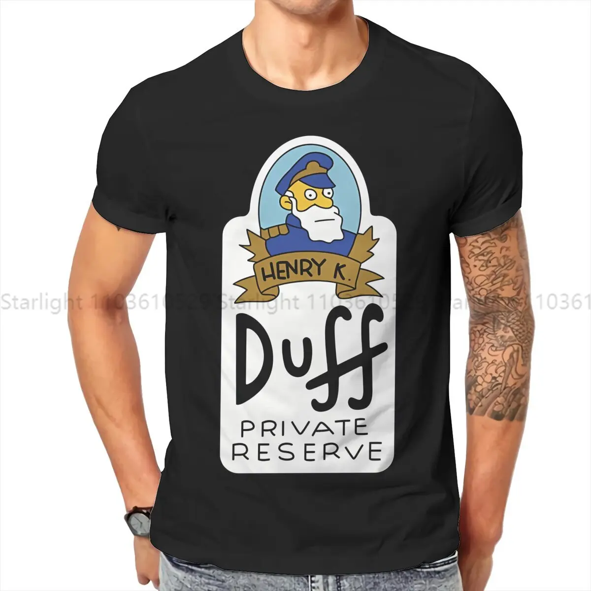 Henry K. Private Reserve Special TShirt Duff Beer Leisure T Shirt Summer T-shirt For Men Women