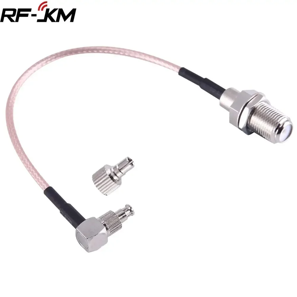 

5 шт. F гнездо к TS9 и CRC9 штекер коаксиальный адаптер RF разъем RG316 кабель 15 см