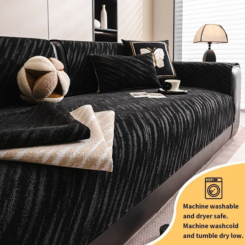 1 Stück Sofakissen mit Zebramuster, perfekt für Wohnzimmer, staubdichter, schmutzabweisender, dekorativer Sofabezug für den Innenbereich
