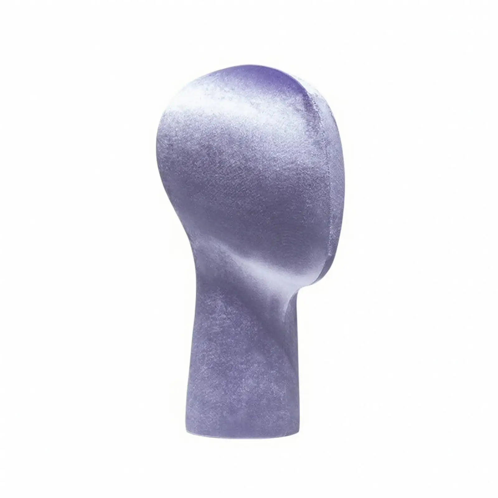 Proportional Velvet Mannequin Head Display Stand for Wigs Hats Scarves Necklaces Hair Clips Boutique Use
