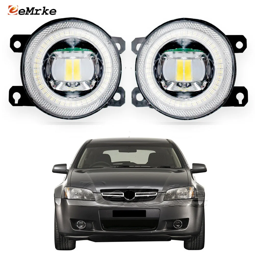 Led Angel Eyes DRL Fog Lamp Assembly with Lens Car Driving Lights for Holden Berlina VE 2006-2010 Chevrolet Omega C 2007 2008