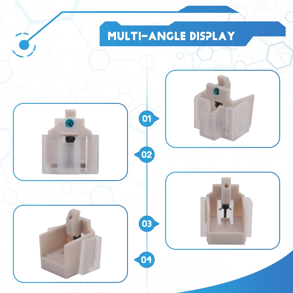 

A12R 2PCS AT3600L Record Player Needles Replacement Stylus For Audio-Technica AT-LP60/PL300 Vinyl Turntable Player