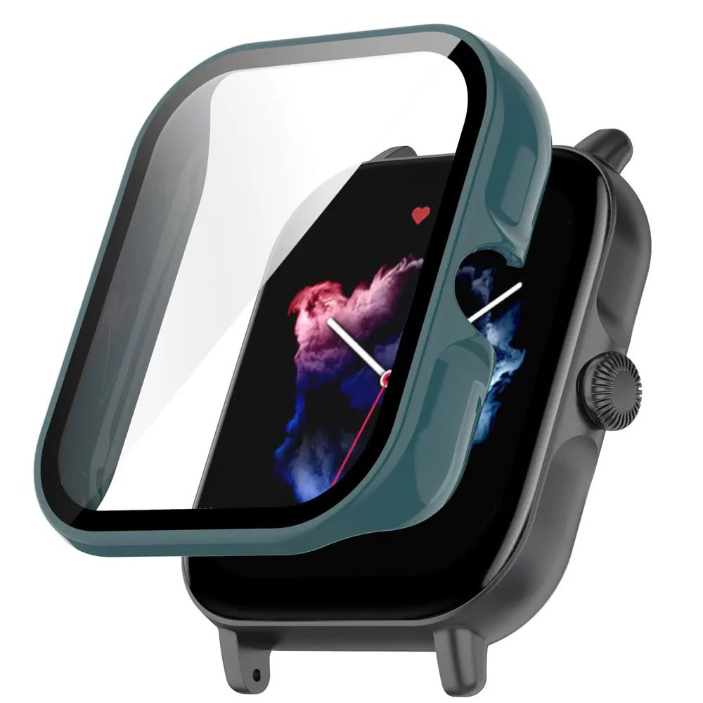 Case + Tempered Glass For Amazfit GTS 3 Cover Screen Protector Frame Anti-scratch Shell For Huami Amazfit GTS3 Watch Accessories