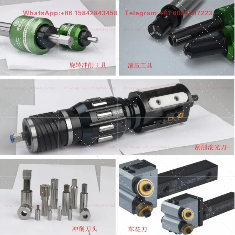 Inner Hole Rolling Tool Burnishing Cutter Mirror Rolling Head Polishing Extrusion Tool For Metal Machining