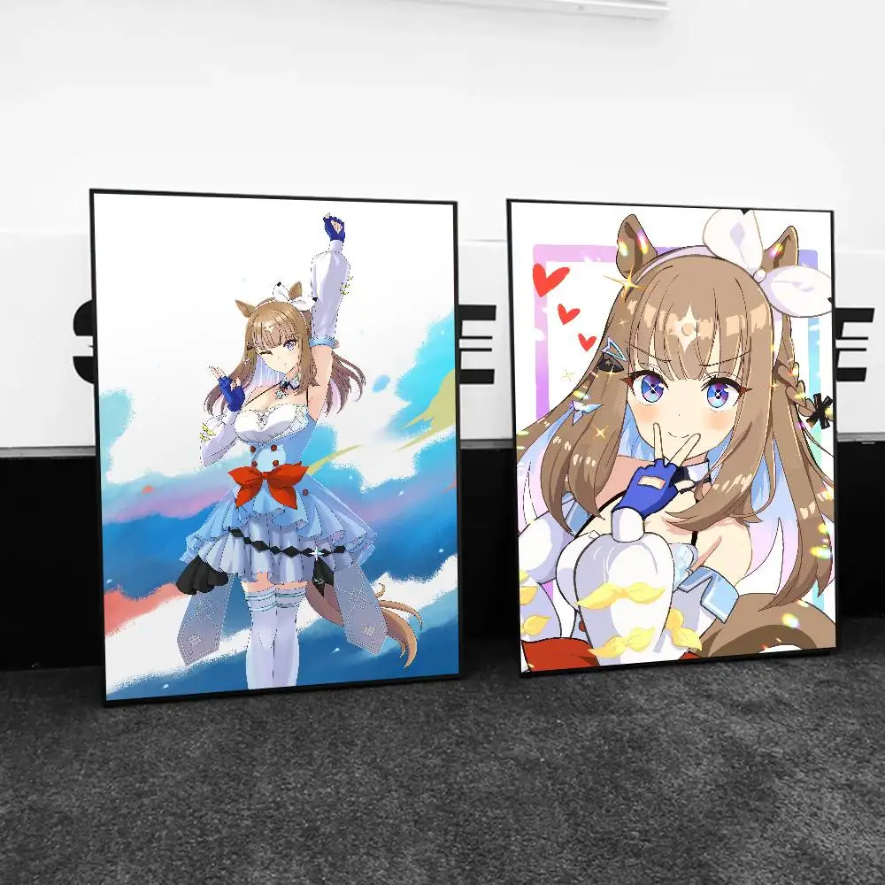 1 قطعة عين اللوز أوما موسومي جميلة ديربي المشارك طباعة لغرفة النوم غرفة المعيشة ديكور المنزل اللوحة جدار الفن HD صورة جدارية