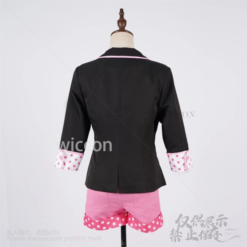 Comic Con Anime Ladybuu Cosplay Reddy Kostüm Schwarzer Mantel Rosa Speck Jirai Kei Mädchen Frau Perücken Miraculouss Kawaii Jk Angepasst