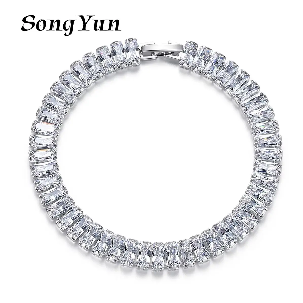 

SYYG Jewelry MHT Quality Brass Bracelet Bangle Charm CZ 7A Zircon Minimalist Style Timeless Style Women Bracelets Jewelry