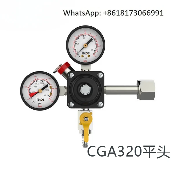 Draft be-e-r machine accessories, carb-on dio-xide cylinder gas gauge, primary pressure reducing valve gauge CGA320