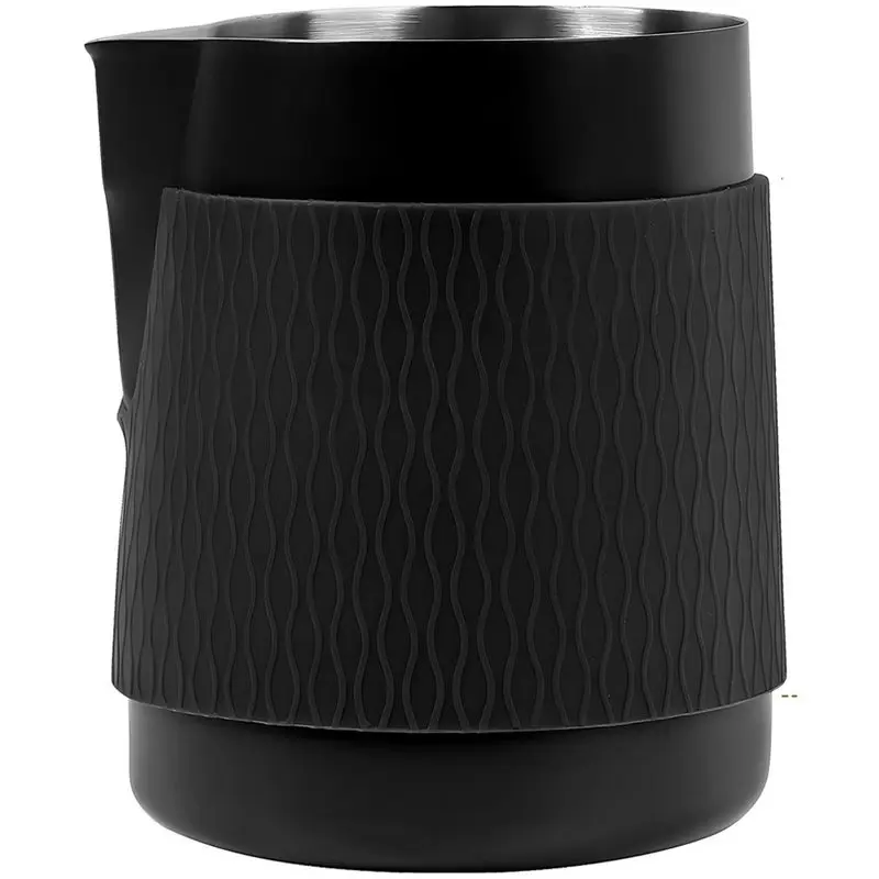 ABLN-For Espresso Steaming Pitcher Compatible 500Ml Milk Foam Cup Without Handle Pointed Mouth Slanted Mouth Frothing Jug A