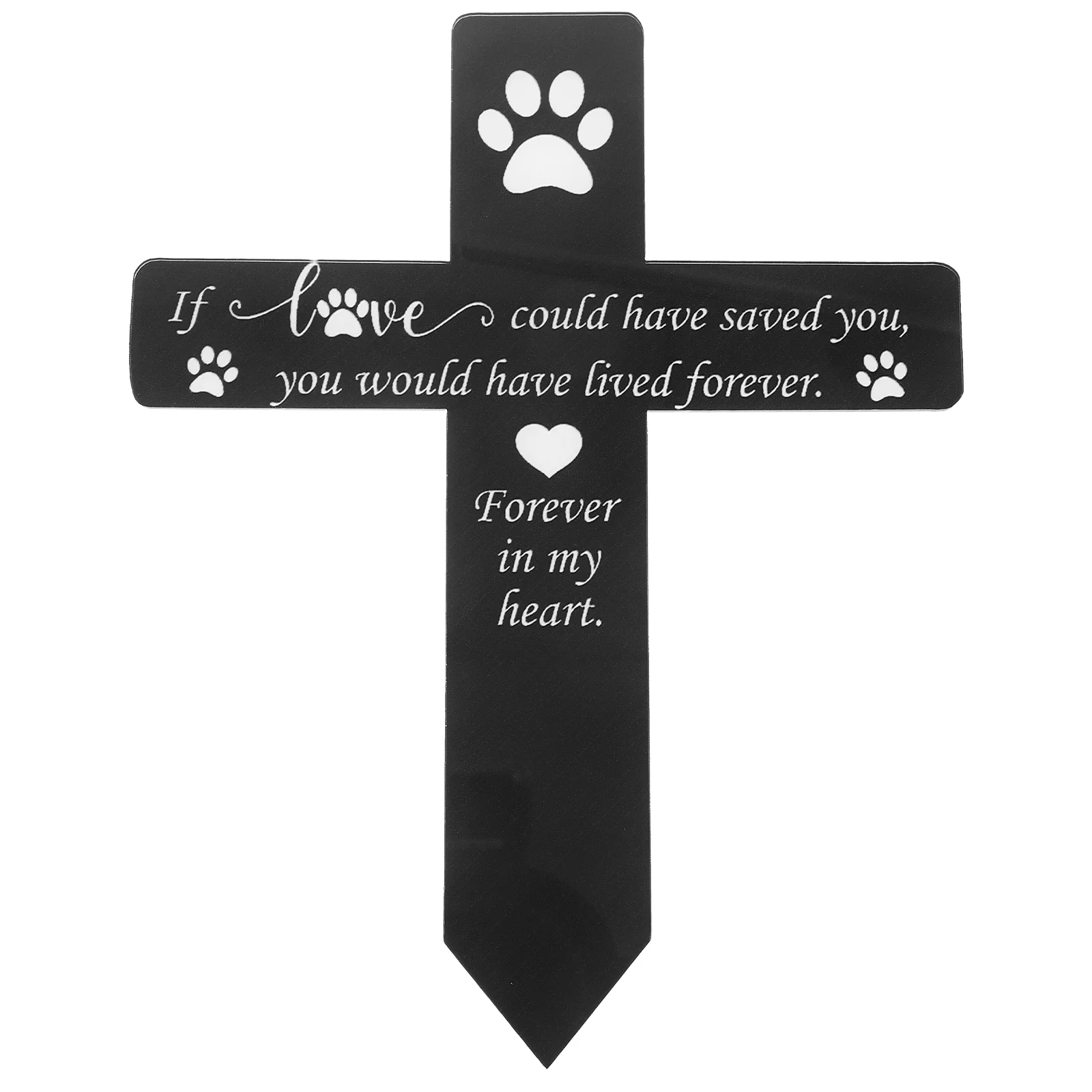 

Cat Memorial Plaque Stake Metal Pet Memorial Sign Memorial Garden Decoration